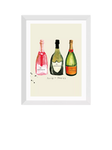 John Lewis EAST END PRINTS Poet and Painter Fizzy O Therapy Framed Print Small- Buy online at McGrocer