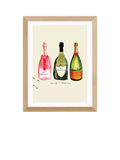 EAST END PRINTS Poet and Painter Fizzy O Therapy Framed Print Small