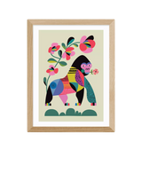 John Lewis EAST END PRINTS Rachel Lee 'Gorilla' Framed Print- Buy online at McGrocer
