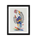 EAST END PRINTS Rachel Lee 'Rainbow Lorikeets' Framed Print 33.4 x 28.4cm