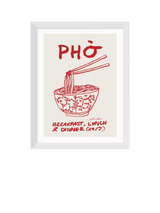 John Lewis EAST END PRINTS Stephie Cardona 'Pho' Framed Print Small- Buy online at McGrocer