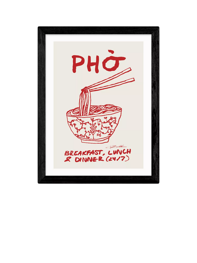 EAST END PRINTS Stephie Cardona 'Pho' Framed Print Small