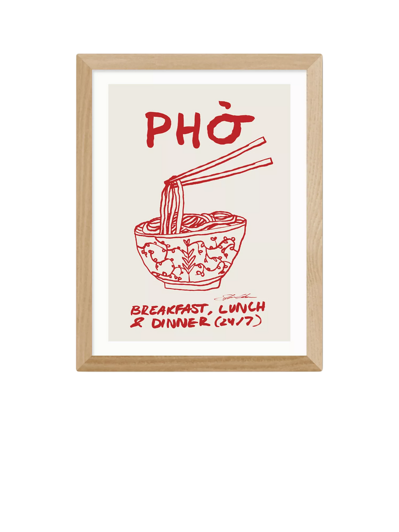 EAST END PRINTS Stephie Cardona 'Pho' Framed Print Small