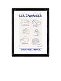 East End Prints Stephie Cardona 'Les Fromages' Framed Art Print, Small