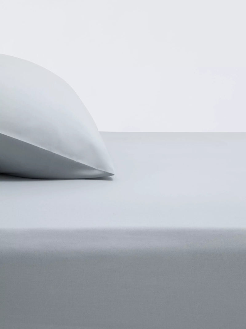 John Lewis Crisp & Fresh Egyptian Cotton Percale 200 Thread Count Deep Fitted Sheet - Single