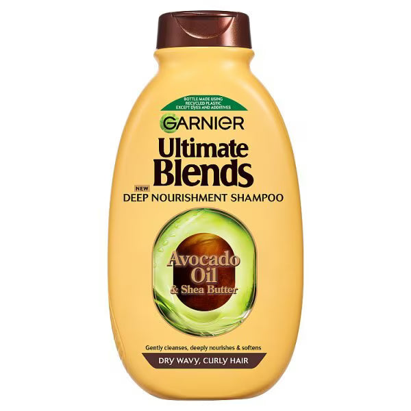 Garnier Ultimate Blends Avocado Shea Butter Shampoo 300ml, UK version