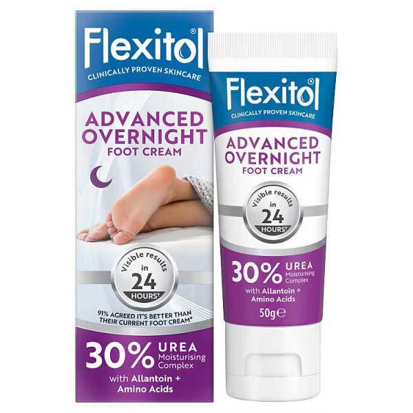 Flexitol Rapid Revive Overnight Foot Cream 50g - British product