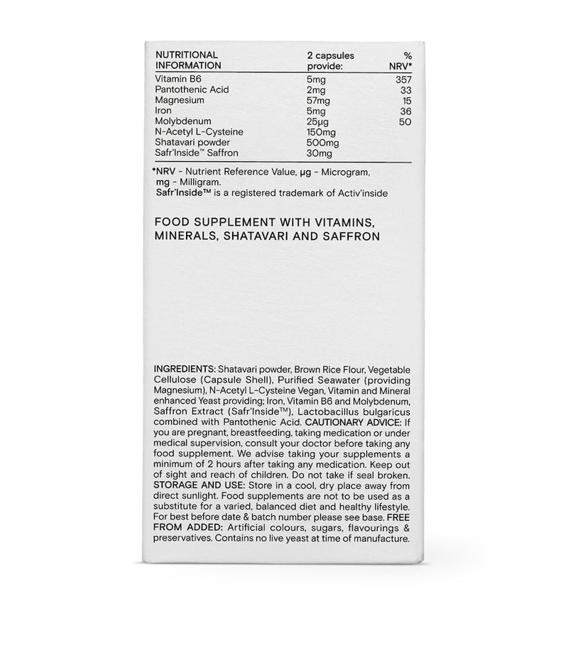 Wild Nutrition Perimenopause Complex 60 capsules, imported from the UK