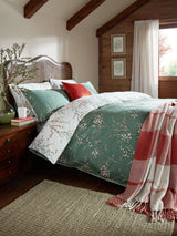 John Lewis Laura Ashley Pussy Willow 200 Thread Count Cotton Sateen Duvet Cover Set Double- Buy online at McGrocer