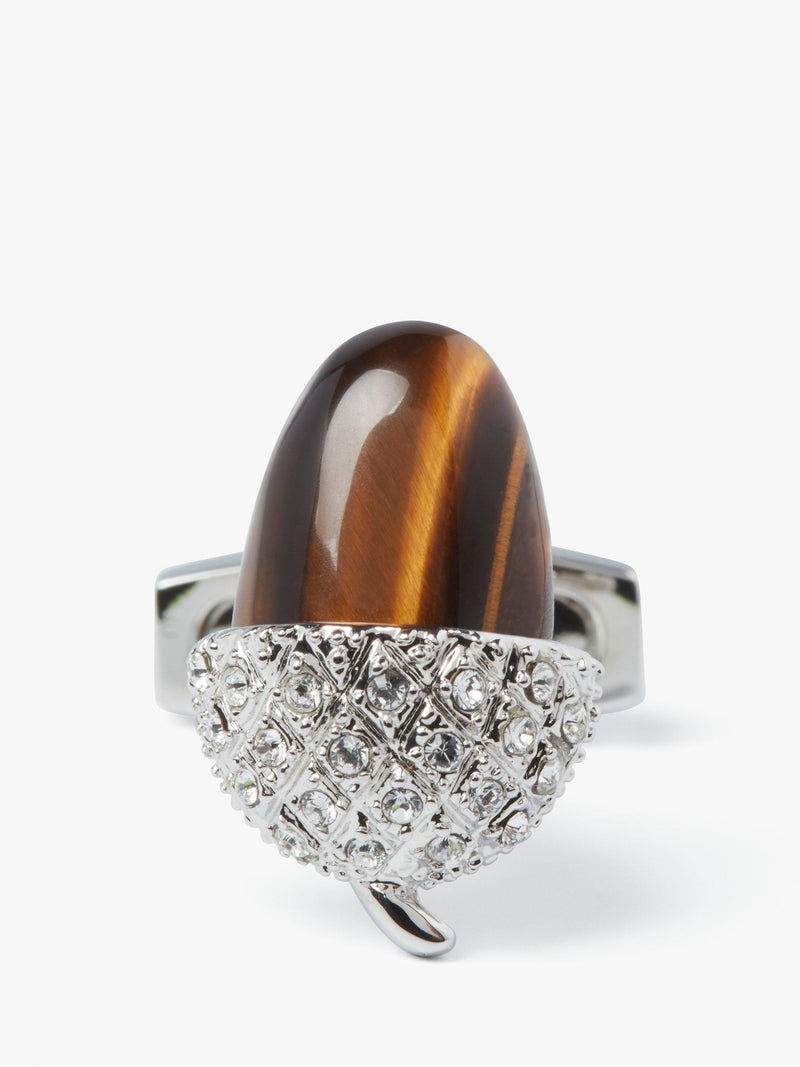 Simon Carter acorn tigerseye cufflinks, UK version