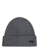 John Lewis BOSS Wool Beanie, Medium Grey- Buy online at McGrocer