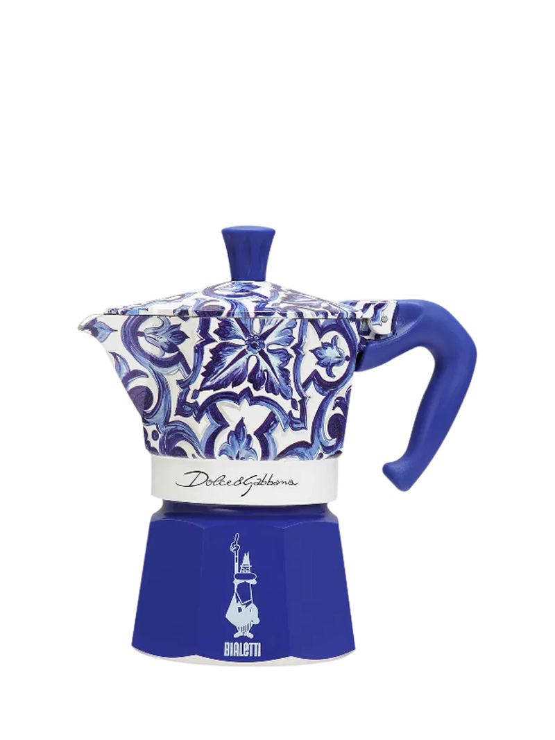 Bialetti Dolce & Gabbana Moka Express 3 cup Mediterranean Blue (British brand)