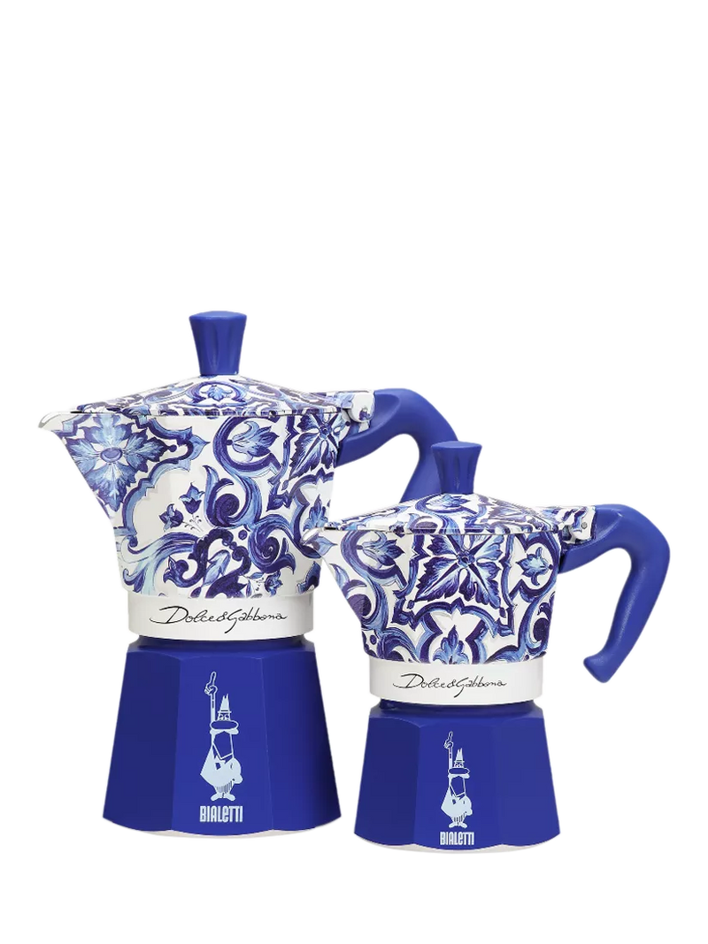 Bialetti Dolce & Gabbana Moka Express 3 cup Mediterranean Blue (British brand)