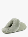 Just Sheepskin sheepskin mule slippers in sage, UK version