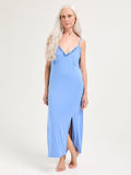 Pretty You London Bamboo Chemise Cornflower Blue, imported from the UK