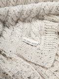 The Little Tailor baby cable knit blanket 100% cotton, imported from the UK