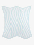 The Little Tailor chevron knitted baby blanket - British product