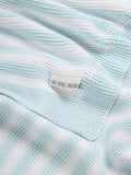 The Little Tailor chevron knitted baby blanket - British product