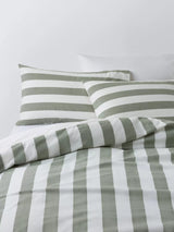 John Lewis John Lewis Chelsea Stripe Pure Cotton Weave Duvet Cover Set Double- Buy online at McGrocer