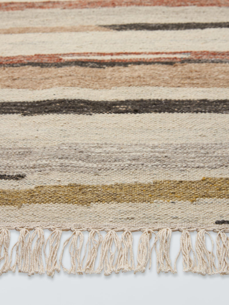 John Lewis abstract stripe flatweave rug 180x120cm (British brand)