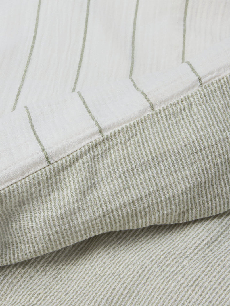 John Lewis duvet cover reversible stripe double - British product