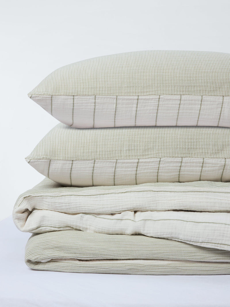 John Lewis duvet cover reversible stripe double - British product