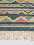 John Lewis Mori Border Rug geometric pattern wool blend (British brand)