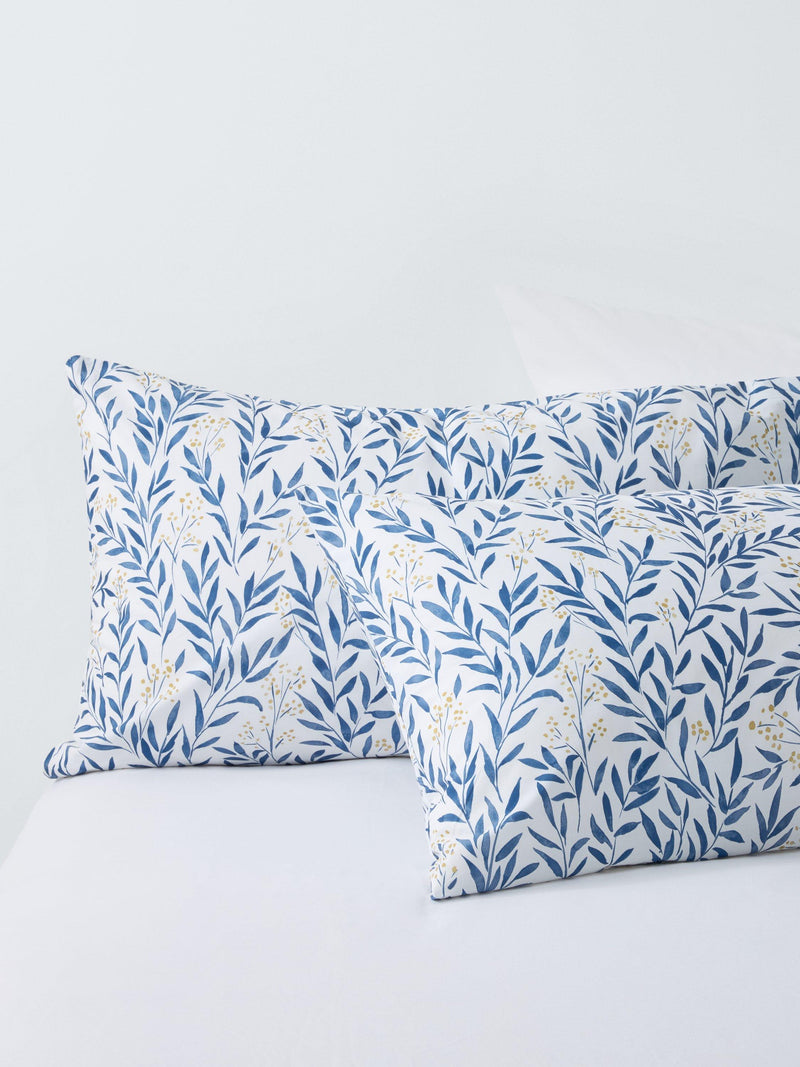John Lewis Tansy double duvet cover set in cotton percale, UK version