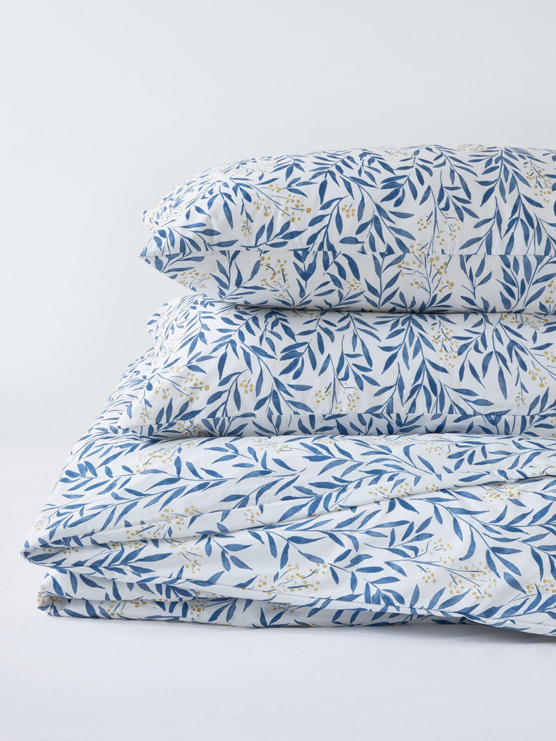 John Lewis Tansy double duvet cover set in cotton percale, UK version