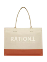 John Lewis RATION.L R-ESPECT Cotton Canvas Tote Bag, Natural- Buy online at McGrocer