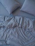 Piglet in Bed Doppel-Gingham-Bettbezug-Set, UK-Version