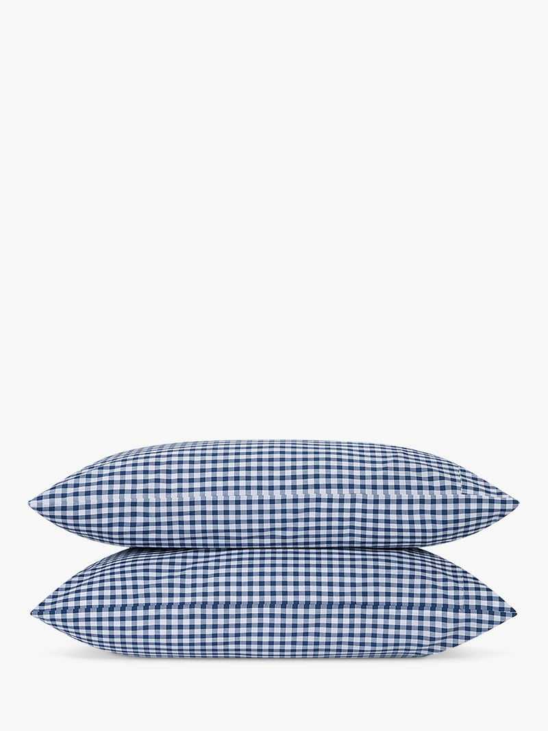 Piglet in Bed Doppel-Gingham-Bettbezug-Set, UK-Version