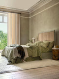 Piglet in Bed Gingham Linen Blend duvet cover, imported from the UK