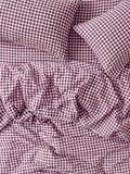 Piglet in Bed Gingham Linen Blend Duvet Cover