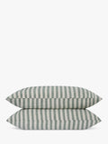 Piglet in Bed Streifen Bettwäsche aus Leinenmischung, Doppelbett – britisches Produkt