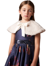 John Lewis Angel & Rocket Kids' Taupe Faux Fur Collar- Buy online at McGrocer