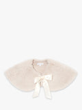 Angel & Rocket taupe kids' fur collar - British product