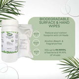 Nilaqua alcohol free wipes 100 pack - British product