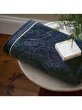 Bedeck of Belfast Serviette de bain Freya Bleu marine 130x70cm - Produit britannique