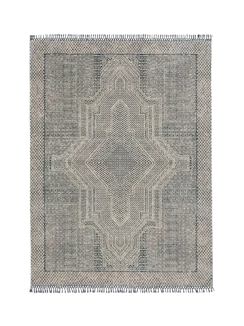 West Elm Indra Rug Indigo 244x152cm - British product