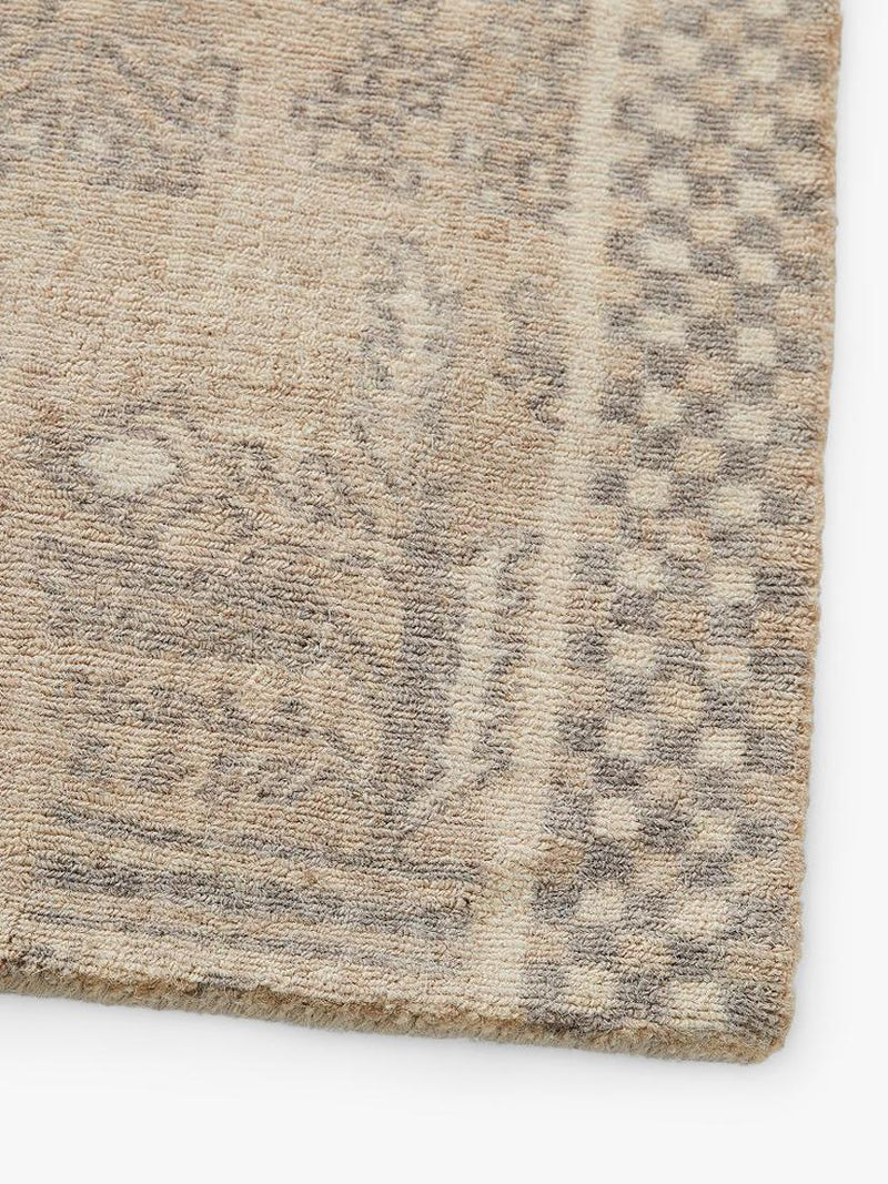 West Elm Ivy Wool Rug Sand 244x152cm - British product