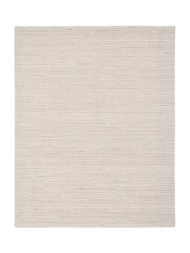 West Elm Lumini Wollmischung Teppich Alabaster 244x152cm - Britisches Produkt