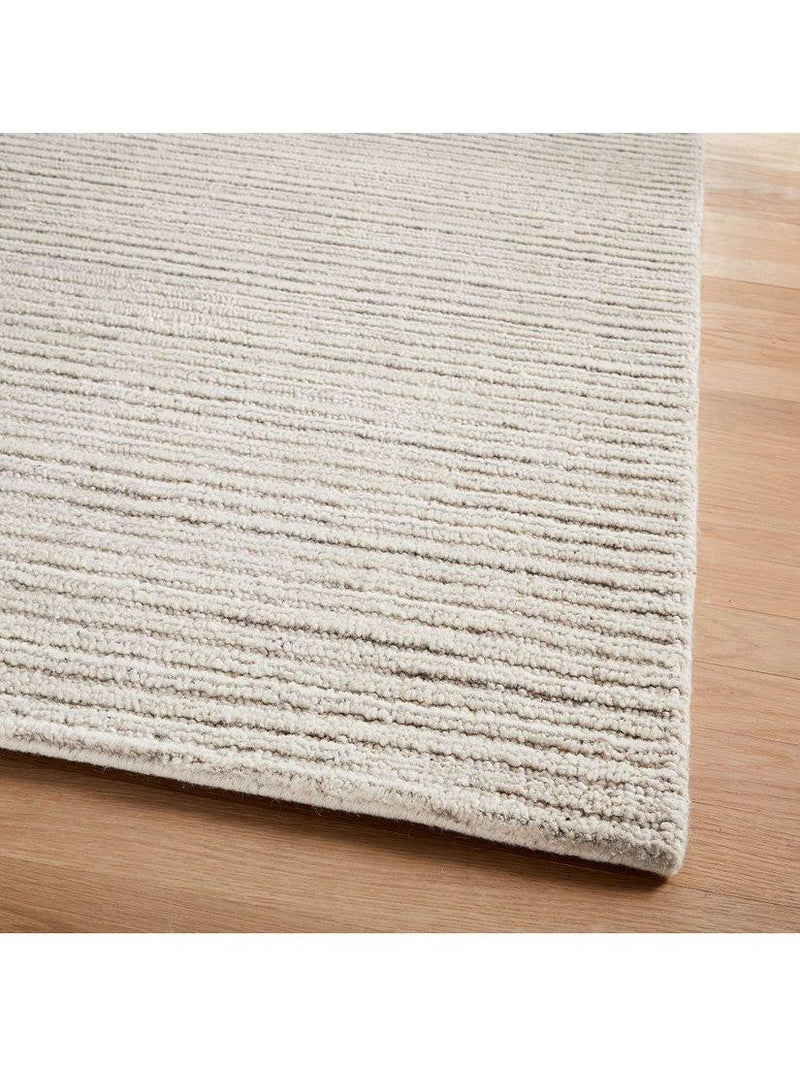 West Elm Lumini Wollmischung Teppich Alabaster 244x152cm - Britisches Produkt
