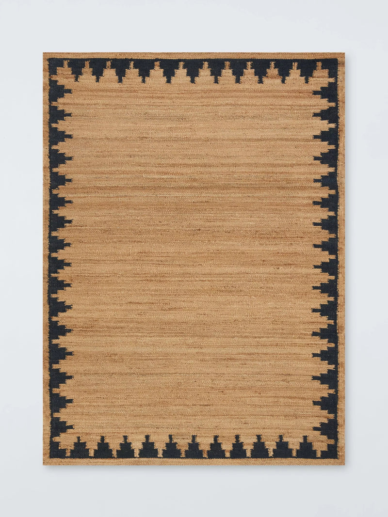 John Lewis Stepped Chevron Hand Woven Pure Jute Rug 180 x 120cm