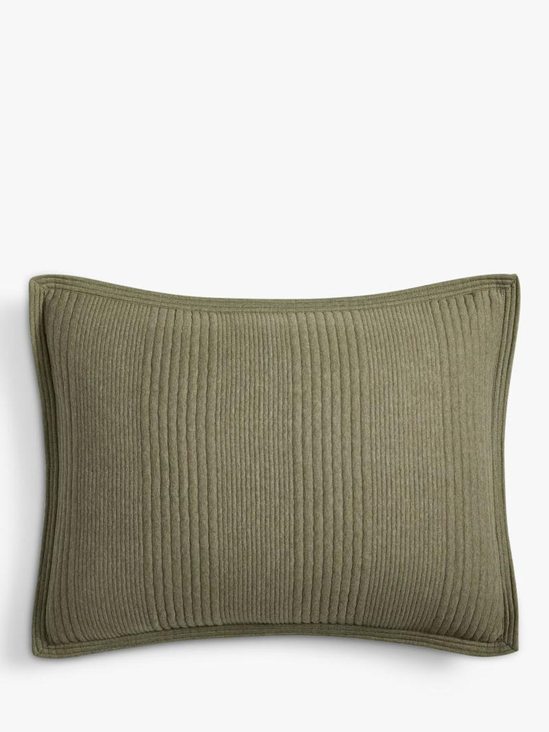 West Elm organic cotton pillowcase, jersey textured, standard size (British brand)