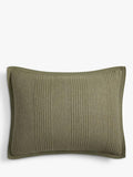 West Elm organic cotton pillowcase, jersey textured, standard size (British brand)