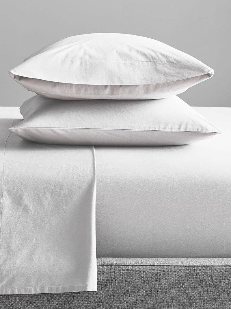 west elm Organic Cotton Fitted Sheet White (British brand)