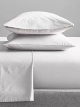 west elm Organic Cotton Fitted Sheet White Bed Sheet