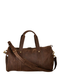 KOY leather duffle bag mocha, imported from the UK