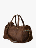 KOY leather duffle bag mocha, imported from the UK